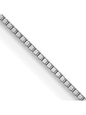 PriceRock Sterling Silver 1.50mm Spiga Chain Necklace 24 Inches 